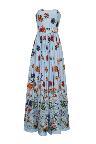 Cara Cara New York Greenfield Dress In Botanica Blue