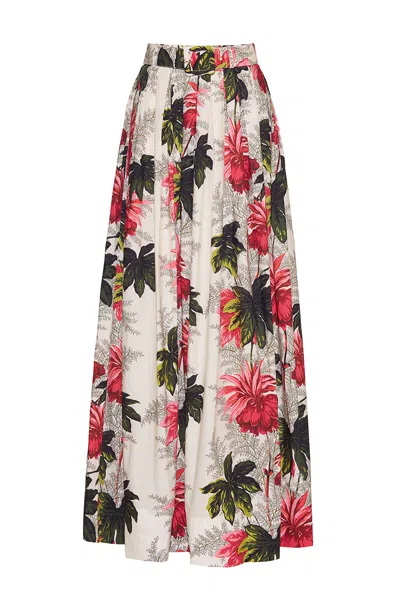 Cara Cara New York Greenfield Skirt In Natura Egret