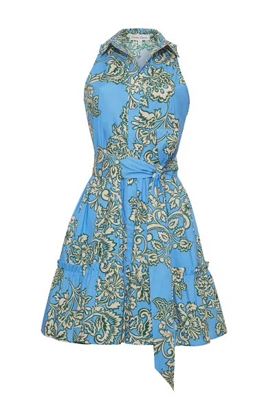 Cara Cara New York Hannah Dress In Herrington Blue