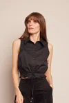 Cara Cara New York Hannah Top In Black