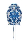 Cara Cara New York Hannah Top In Fiore Evening Blue