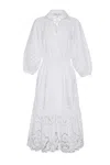 Cara Cara New York Hutton Dress In Embroidered Eyelet White