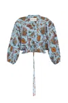Cara Cara New York Hutton Top In Marcel Blue