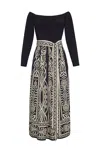 Cara Cara New York Imani Dress In Rowan Black