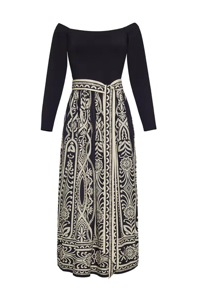 Cara Cara New York Imani Dress In Rowan Black