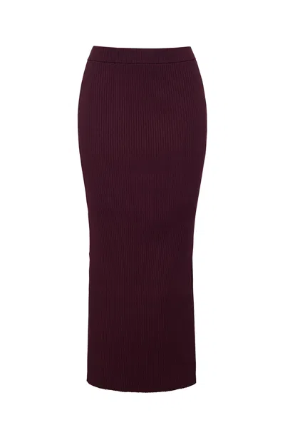 Cara Cara New York Jocelyn Skirt In Burgundy