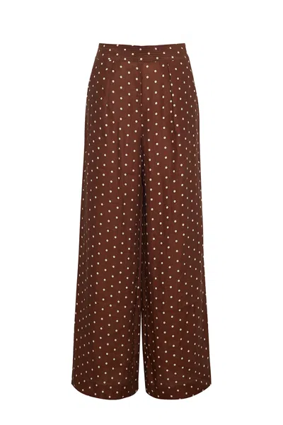 Cara Cara New York Josephine Pant In Brown