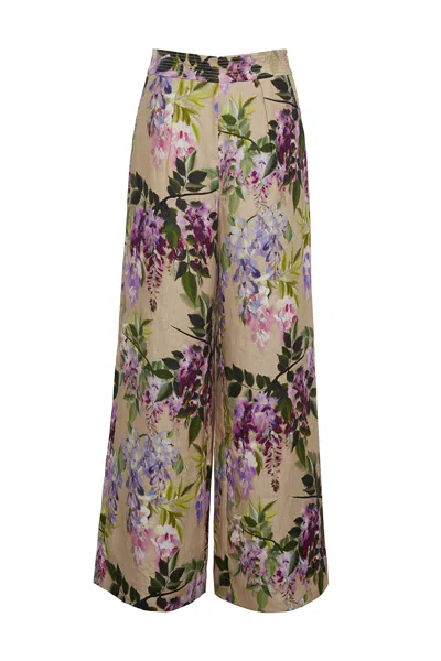 Cara Cara New York Josephine Pant In Wisteria Ginger Root