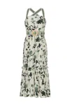 Cara Cara New York Julietta Dress In Willa Egret