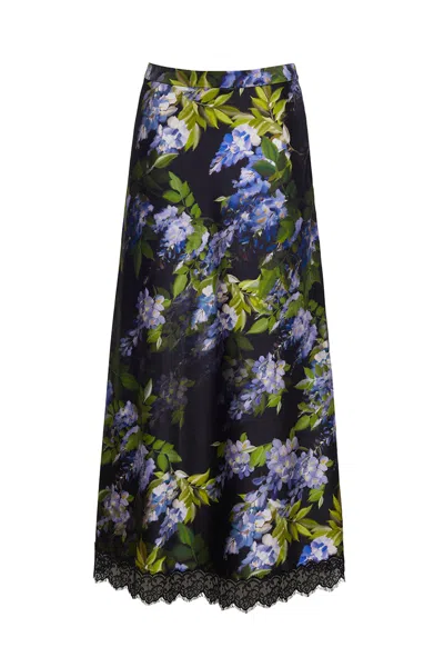 Cara Cara New York Kaia Skirt In Wisteria Black