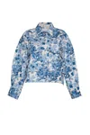 Cara Cara New York Kobie Jacket In Berries Egret