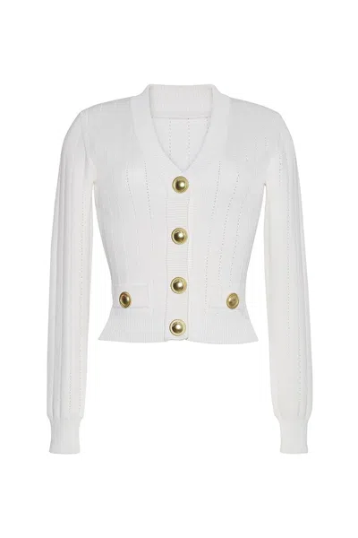 Cara Cara New York Lavira Cardigan In Ivory