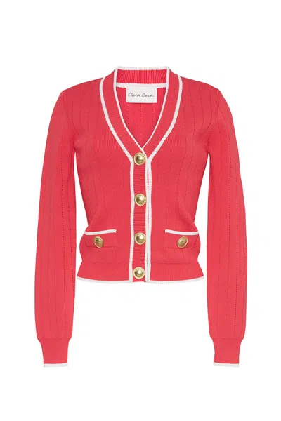 Cara Cara New York Lavira Cardigan In Watermelon