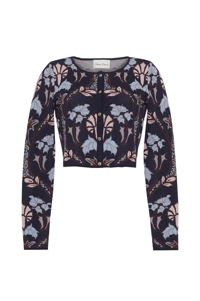 Cara Cara New York Llana Cardigan In Arcada Navy