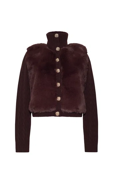 Cara Cara New York Logan Jacket In Brown