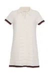 Cara Cara New York Lydia Dress In Ivory Crochet