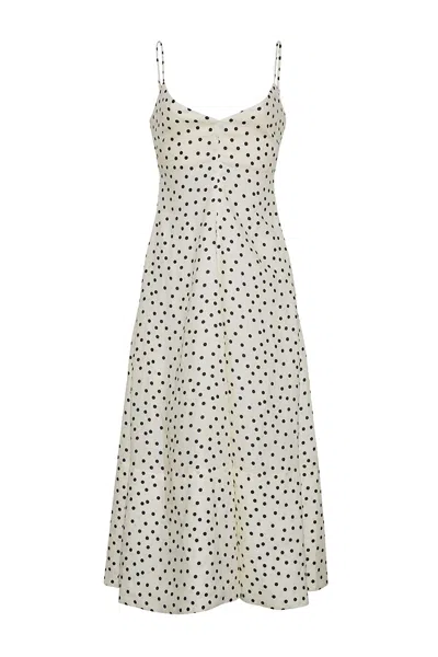 Cara Cara New York Mae Midi Dress In Burst Egret