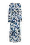 Cara Cara New York Maisy Dress In Altha Flora Stone