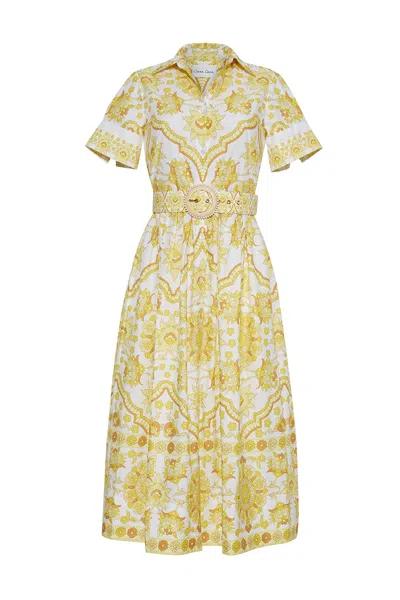 Cara Cara New York Malena Dress In Yellow