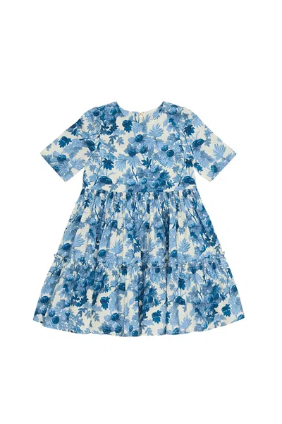 Cara Cara New York Margaux Dress In Berries Egret