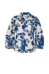 Cara Cara New York Marlo Shirt In Rosehip Blue