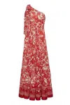 Cara Cara New York Mattera Dress In Dentelle Coral