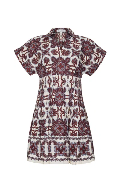 Cara Cara New York Nash Mini Dress In Purple