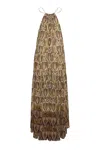 Cara Cara New York Natasha Dress In Daffodils Plum