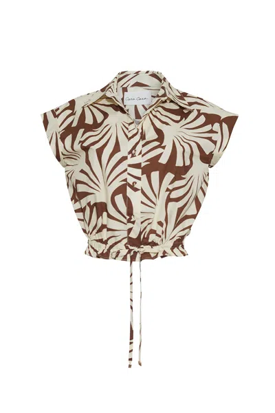 Cara Cara New York Octavia Top In Brown