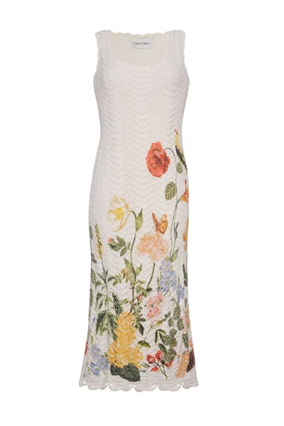 Cara Cara New York Orel Dress In Nectar Egret