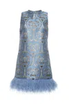 Cara Cara New York Paige Dress In Arcada Light Blue