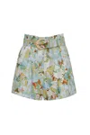 Cara Cara New York Palmer Shorts In Terra Light Blue