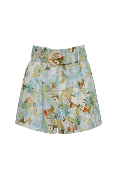 Cara Cara New York Palmer Shorts In Terra Light Blue