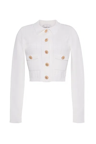 Cara Cara New York Patty Cardigan In White