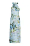 Cara Cara New York Perla Midi Dress In Wisteria Light Blue