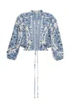 Cara Cara New York Perrin Top In Saltaire Light Blue