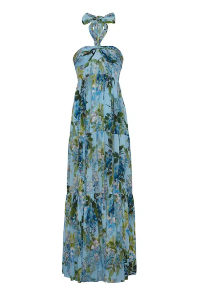 Cara Cara New York Piana Maxi Dress In Wisteria Light Blue