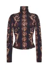 Cara Cara New York Piper Top In Black Renaissance