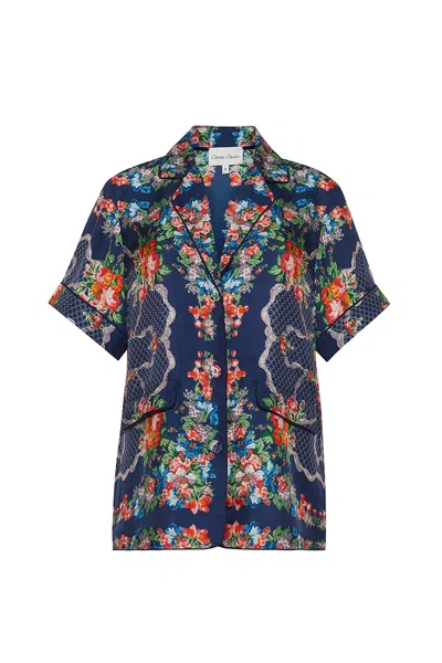 Cara Cara New York Portofino Top In Blue