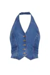Cara Cara New York Prescott Top In Denim