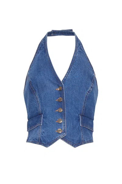 Cara Cara New York Prescott Top In Denim