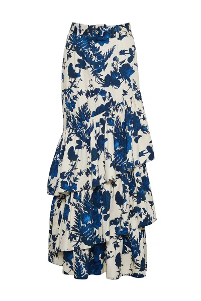 Cara Cara New York Priya Skirt In Rosehip Blue