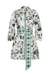 Cara Cara New York Raya Mini Dress In Willa Egret