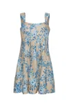Cara Cara New York Ria Dress In Farfella Ginger Root