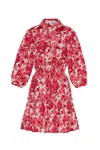 Cara Cara New York Robin Dress In Berries Pink