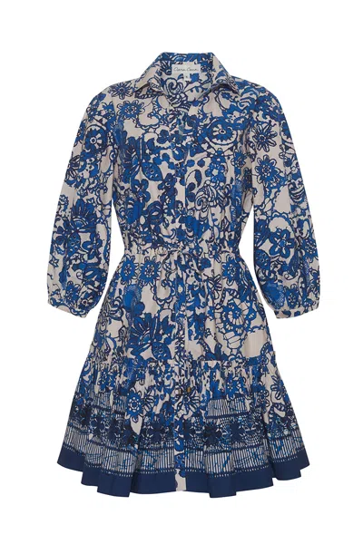 Cara Cara New York Robin Dress In Dentelle Blue