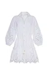 Cara Cara New York Robin Dress In Embroidered Eyelet White