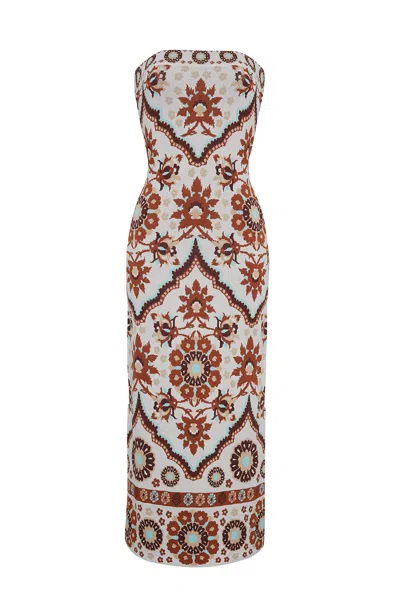 Cara Cara New York Rome Dress In White