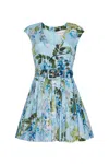 Cara Cara New York Rosalia Dress In Wisteria Light Blue