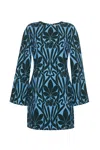Cara Cara New York Saffron Dress In Gossamer Blue